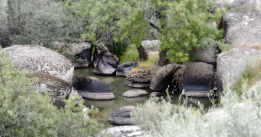 Ribeira da praia fluvial