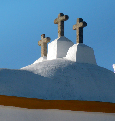 Pormenor de igreja em Barbacena