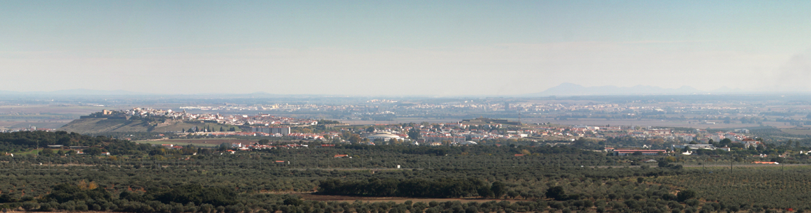 Vista de Elvas a partir de S. Lourenço
