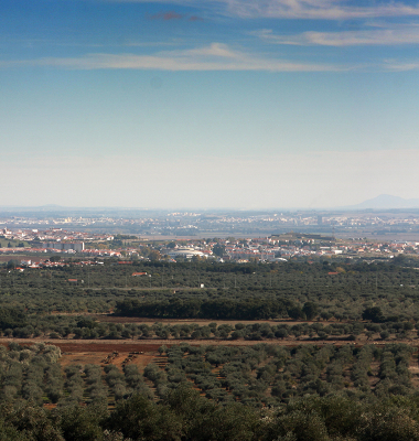 Vista de Elvas a partir de S. Lourenço