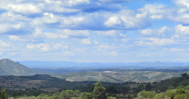 Panorâmica no caminho para Vila Flor