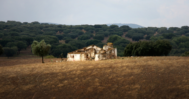 Monte em ruínas